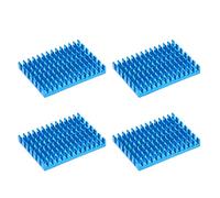 sourcing map 5x30x40mm Blue Aluminum Heatsink Thermal Adhesive Pad Cooler for Cooling 3D Printers 4Pcs
