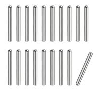sourcing map 5x50mm Dowel Pins, 20pcs 304 Stainless Steel Round Head Flat Chamfered End Dowel Pin Bunk Bed Pins Shelf Pegs Support Shelves Fasten Elements