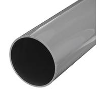 sourcing map 6.3 Inch PVC Rigid Tube Round Pipe 152mm ID 160mm OD 500mm Light Grey High Impact for Water Pipe, Crafts, Decoration, Cable Sleeve