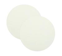 sourcing map 6.3" Round Lampshade Diffuser, Anti-Glare Lamp Shade Diffuser Fabric Lamp Cover for Desk Table Light Downlight Spotlight, Warm White 2pcs