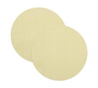 sourcing map 6.3" Round Lampshade Diffuser, Anti-Glare Lamp Shade Diffuser Fabric Lamp Cover for Desk Table Light Downlight Spotlight, Warm Yellow 2pcs
