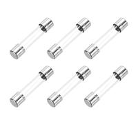 sourcing map 6.3A 250V 6x30mm Time Delay Glass Fuse UL Listed Slow Blow Fuse for Home Appliances 6 Pcs