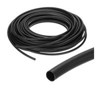 sourcing map 6.4mm Heat Shrink Tubing Waterproof, 3:1 Dual Wall Marine Adhesive Lined Industrial Heat Shrink Tube Wiring Wrap 100ft 1/4 Inch, Black-30m