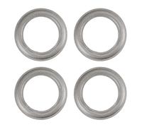 sourcing map 6.5" 6.5 Inches Speaker Foam Edge Surround Rings Replacement Parts for Speaker Repair or DIY 4pcs