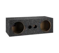 sourcing map 6.5 Inch Ported Wooden Speaker Enclosure, Gray Single Vented Subwoofer Box Car Audio Truck Speaker Box for DIY Homes Vehicle Audio Custom Sound Supplies