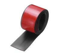 sourcing map 6.56 Ft Floor Transition Strip Self Adhesive, 3 Inch Vinyl Flooring Transition Strips Floor Flat Divider Strip for Joining Floor Gaps, Black