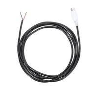 sourcing map 6.6FT RCA to Bare Wire Speaker Cable, 22AWG Replacement White RCA Female Plug to Open End Pigtail Audio Cable Connector Adapter for Amplifier, Home Audio Speakers