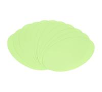 sourcing map 6 Inch Width 10 Inch Length Oval Card Stock, 10 Pcs 50lb/180gsm Colored Cutouts Paper Thick Cardstock Coaster for Craft Bulletin Board Decor, Light Green
