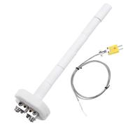 sourcing map 6" K Type Ceramic Kiln Furnace Thermocouple Sensor Probe for Muffle Furnace Oven, with 3.3ft Thermocouple Wire, High Temperature 1100°C 3x150mm