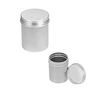 sourcing map 6 Pack 4.4oz Round Aluminum Cans Tin Can Screw Top Metal Lid Containers for Crafts, 130ml