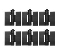 sourcing map 6 Pack Heavy Duty Weldable Hinges, 4.25" x 4.53" x 0.18" Weld on Butt Hinge Corrosion and Rust Resistant Folding Metal Gate Hinges for Trailer Doors