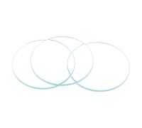 sourcing map 6-Pack Watch Crystal Lens Glass 23.5mm Dia. Round Flat Mineral Replacement Parts for Watchmaker Repair