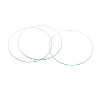 sourcing map 6-Pack Watch Crystal Lens Glass 29.5mm Dia. Round Flat Mineral Replacement Parts for Watchmaker Repair