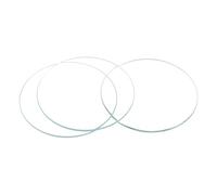 sourcing map 6-Pack Watch Crystal Lens Glass 40.5mm Dia. Round Flat Mineral Replacement Parts for Watchmaker Repair