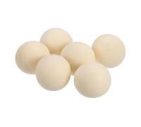 sourcing map 6 Pack Wood Balls, 35mm Unfinished Wooden Balls, Solid Hardwood Small Round Beads Natural Birch Wood Spheres for DIY Crafts, Christmas Ornaments, Jewelry Making