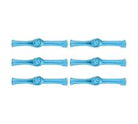 sourcing map 6 Pairs Chinese Knots Frog Buttons Closure Peacock Blue Sewing Buttons Fasteners for DIY Sewing Coats Cloak Sweater Bridal Costume Outfit, 3.54x0.47 Inch