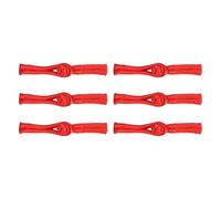 sourcing map 6 Pairs Chinese Knots Frog Buttons Closure Red Sewing Buttons Fasteners for DIY Sewing Coats Cloak Sweater Bridal Costume Outfit, 3.54x0.47 Inch