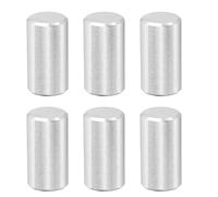 sourcing map 6 Pcs 10 x 15 mm 316 Stainless Steel Dowel Pins, Cylindrical Shelf Support Peg Pin Rod Fasten Elements for Machine Building, Furniture Installation, DIY Projects, Silver Tone