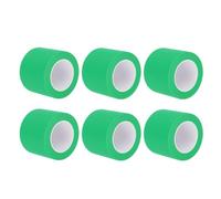 sourcing map 6 Pcs 2 Inch Wide 14 Yards Green Masking Tape Painters Tape Rolls for Home Office Commercial Contractor Clean Drip-Free Painting Wide Crepe Paper
