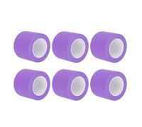 sourcing map 6 Pcs 2 Inch Wide 14 Yards Purple Masking Tape Painters Tape Rolls for Home Office Commercial Contractor Clean Drip-Free Painting Wide Crepe Paper