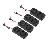 sourcing map 6 Pcs 5 Watt 8 Ohm Single Mini Speaker Full-Range Mobile Portable Advertising Machine Speaker with PH2.5mm Terminal Wire Connector Separating Interface for Small Electronic