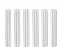 sourcing map 6 Pcs 8 x 55 mm 316 Stainless Steel Dowel Pins, Cylindrical Shelf Support Peg Pin Rod Fasten Elements for Machine Building, Furniture Installation, DIY Projects, Silver Tone
