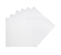 sourcing map 6 Pcs Canvas Boards for Painting, 7 x 7 Inch Blank Flat Canvas Panels Art Painting Supplies White 100% Cotton for Acrylic Oil Watercolor Tempera Paint