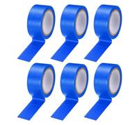 sourcing map 6 Pcs Drum Stick Tape, 1in x 22.9 Yard Drumstick Wrap Tape Heat Shrink Wrap Anti-Slip for Drum Grip Music Band Concert Instrument Party Bar Hall Rock Accessories, Blue