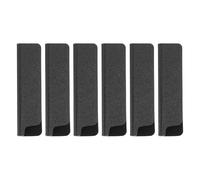 sourcing map 6 Pcs Knife Tip Guards 3.74"x 1" ABS Knife Cover Sleeves Case Blade Protector Universal Sheath for Home Kitchen, Black