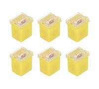 sourcing map 6 Pcs Low profile Car Fuses,32V DC 60A Box Shaped Cartridge Fuse Automotive for Pickup Trucks,Cars,Rvs,Boats