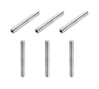 sourcing map 6 Pcs M6-1 x 50mm Grub Screws, 304 Stainless Steel Cup Point Allen Head Screws Internal Hex Socket Drive for Bathroom Fixtures Repair Furniture DIY Project