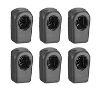 sourcing map 6 Pcs M6 Female Thread Gas Strut Connector Joint Nylon End, 29mm Gas Spring Connector Socket Joint, for Skylight Food Truck Power Tool Box Engine Cover Lid, Square Head, Black