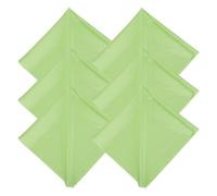 sourcing map 6 Pcs Microfiber Record Cleaning Cloth, 16" x 16" Anti-Static Microfiber Towels Lint-Free Cleaner for LP Record Vinyl Glasses TV Screen Laptop, Green