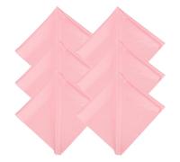 sourcing map 6 Pcs Microfiber Record Cleaning Cloth, 30 x 30cm Anti-Static Microfiber Towels Lint-Free Cleaner for LP Record Vinyl Glasses TV Screen Laptop, Pink