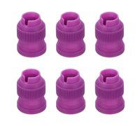 sourcing map 6 Pcs Piping Tip Coupler, Small Couplers Icing Frosting Piping Bag Reusable Cake Baker Decor Tools Kit for Russian Flower Mouth Nozzles Pastry Cupcake Tips, Purple