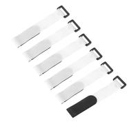 sourcing map 6 Pcs Reusable Battery Tie Down Straps 25mm x 200mm Nylon Multipurpose Battery Hold Down Adjustable Cinch Strap Hook Loop Fastening Tie for Quadcopters FPV RC Drone Boat Car, White