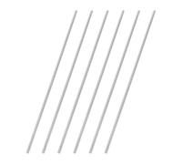 sourcing map 6 Pcs Round Steel Rod 2.2mm Diameter HSS Lathe Bar Stock Tool 100mm Long for Shaft Gear Drill Lathes Boring Machine Turning Miniature Axle Cylindrical Pin DIY Craft Tool
