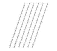 sourcing map 6 Pcs Round Steel Rod 2.5mm Diameter HSS Lathe Bar Stock Tool 100mm Long for Shaft Gear Drill Lathes Boring Machine Turning Miniature Axle Cylindrical Pin DIY Craft Tool