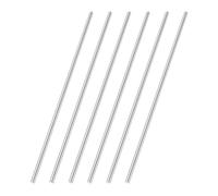 sourcing map 6 Pcs Round Steel Rod 2.7mm Diameter HSS Lathe Bar Stock Tool 100mm Long for Shaft Gear Drill Lathes Boring Machine Turning Miniature Axle Cylindrical Pin DIY Craft Tool