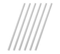 sourcing map 6 Pcs Round Steel Rod 5mm Diameter HSS Lathe Bar Stock Tool 100mm Long for Shaft Gear Drill Lathes Boring Machine Turning Miniature Axle Cylindrical Pin DIY Craft Tool