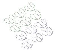 sourcing map 6 Pcs Rubber Bands, Fits 95-96 Gallon Trash Can Large Rubber Bands for Trash Cans Garbage Can Rubber Bands Multifunction Bands, 29 Inch, Blue Green