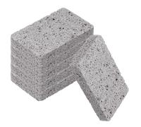 sourcing map 6 Pcs Scrub Sponges, 2.8" x 4.3" x 0.4" Kitchen Sponges Non-Scratch Natural Sponge Reusable Soft Dish Sponge for Washing Dishes Kitchen Bathroom Cleaning DIY Craft, Gray