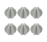 sourcing map 6 Pcs Shaker Ball, 1.5" Protein Shaker Ball Plastic Stirring Mixer Whisk Shaker Replacement for Shake Drinking Bottle Cup Protein Bottle Sports Drink, Gray