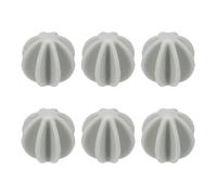 sourcing map 6 Pcs Shaker Ball, 1.8" Protein Shaker Ball Plastic Stirring Mixer Whisk Shaker Replacement for Shake Drinking Bottle Cup Protein Bottle Sports Drink, Gray