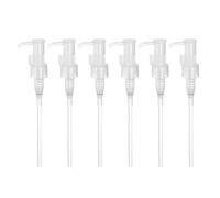 sourcing map 6 Pcs Soap Dispenser Pump Heads, Lotion Hand Soap Dispensers Top Pumps Replacement Clip-on Pumphead for Standard 20/410 Thread Size Lotion Shampoo Bottle in Kitchen, Transparent
