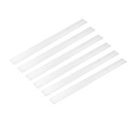 sourcing map 6 Pcs Square Aluminum Flat Bar, 1/16" (1.5mm) Thick x 1.18" (30mm) Width x 12" (305mm) Long 6061 Aluminum Flat Plate Solid New Mill Stock Silver for Industrial Building