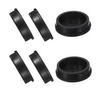 sourcing map 6 Pcs T Shaped Silicone Plug, Dia 51 mm/2.01 Inch Elastic Waterproof Silicone Plug Reusable Bottle Stopper Sealing Round Hole Plug for Pipes Equipment, Black