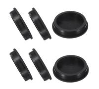 sourcing map 6 Pcs T Shaped Silicone Plug, Dia 65 mm/2.56 Inch Elastic Waterproof Silicone Plug Reusable Bottle Stopper Sealing Round Hole Plug for Pipes Equipment, Black
