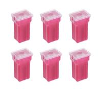 sourcing map 6 Pcs Tall profile Car Fuses,32V DC 30A Box Shaped Cartridge Fuse Automotive for Pickup Trucks,Cars,Rvs,Boats