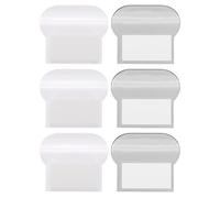 sourcing map 6 Pcs Toilet Lid Lifter, Self Adhesive Toilet Seat Lifter Toilet Seat Handle Lift Tools Avoid Touching Toilet Cover Bathroom Accessories for Home, Office, Hotel (White+Grey)